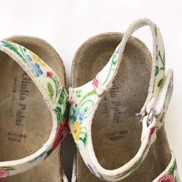 Giulia Palai floral sparkles sandals EUC size 8-9 - Picture 4 of 7